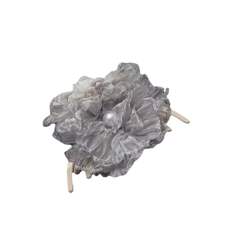 Floral Chiffon Haar Klaue Clip Brehn