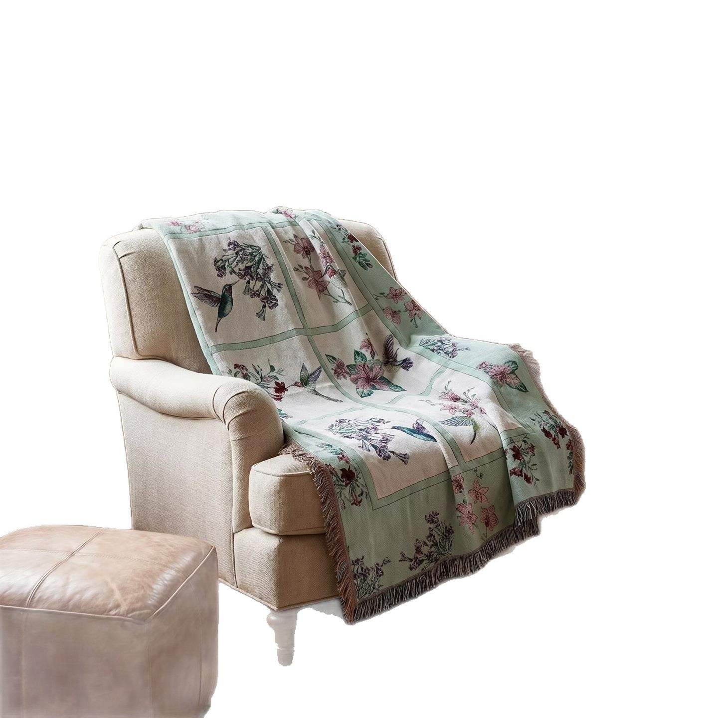 Elegante Floral Sofa Werfen Abdeckung