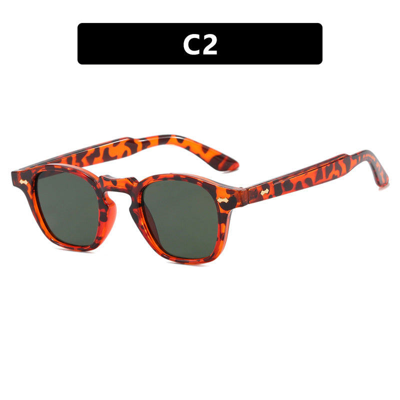 Damen geometrische Sonnenbrille mit schützendem UV-Filter und zeitgemäßem Design Brehn