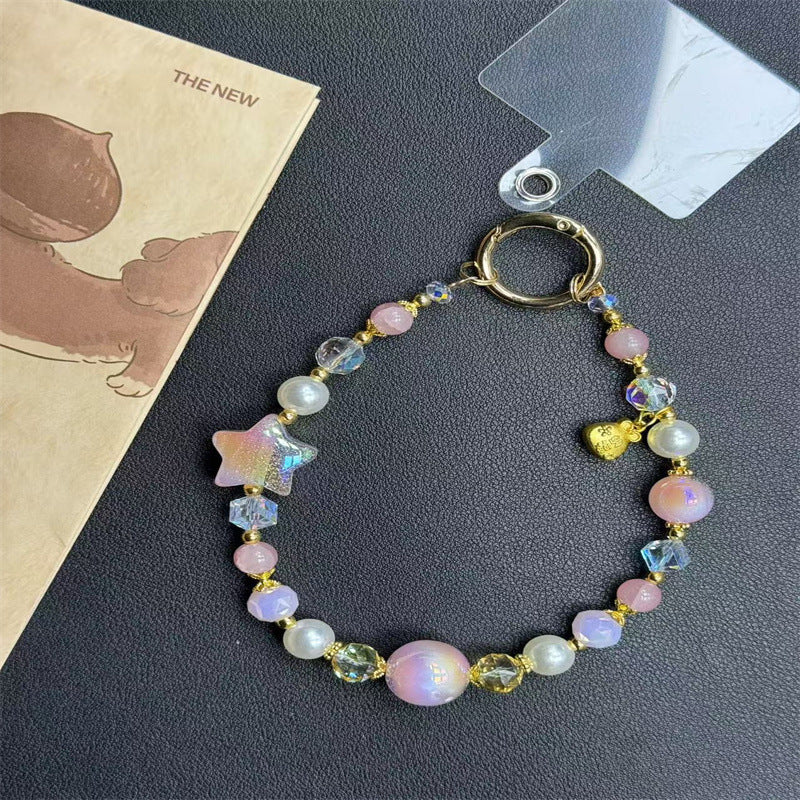 Bunte Charm Perlen Schlüsselanhänger Brehn