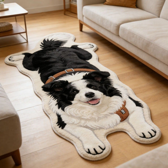 Verspielt Hundeform Teppich