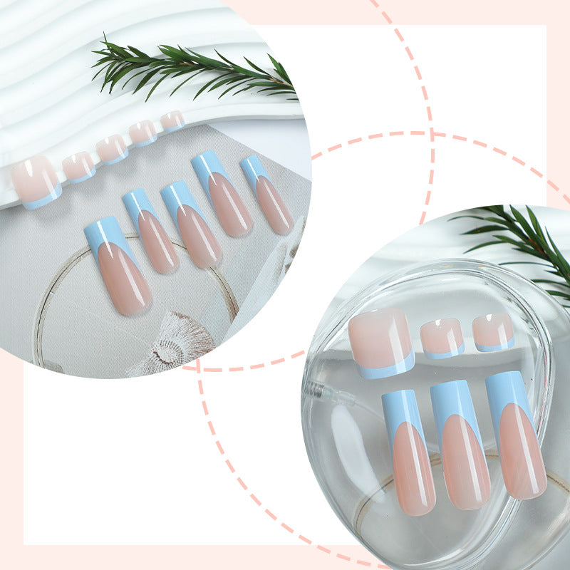 Kreatives Press-On Nail Set Brehn