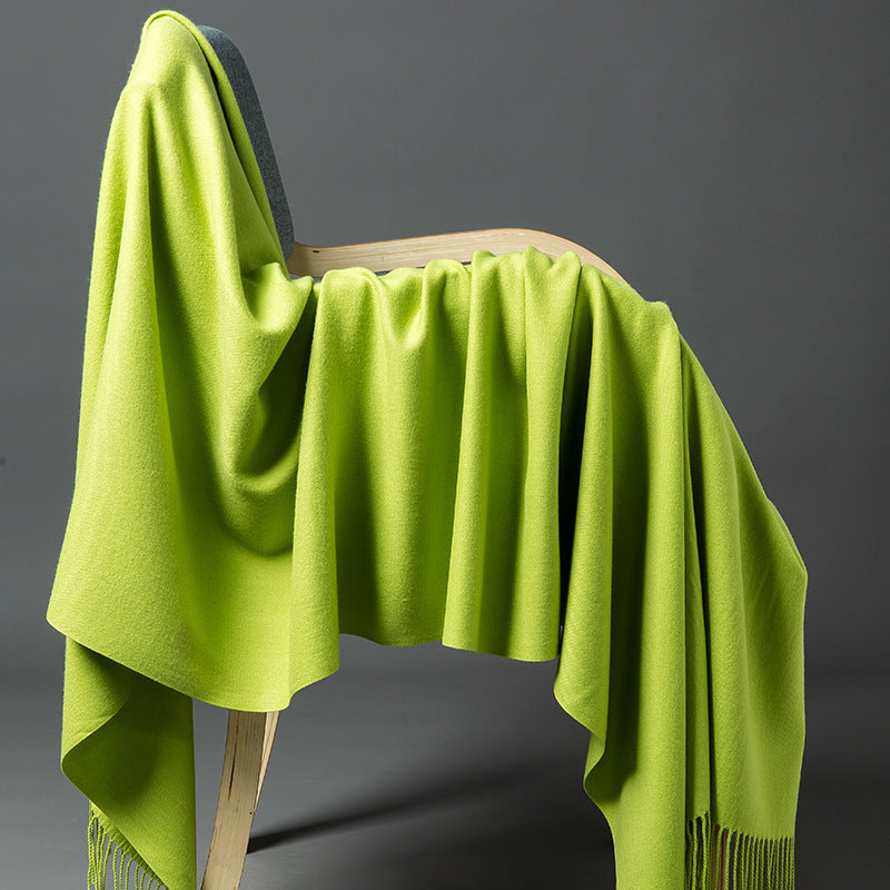 Luxuriöse Cashmere-Mischung Wurfdecke
