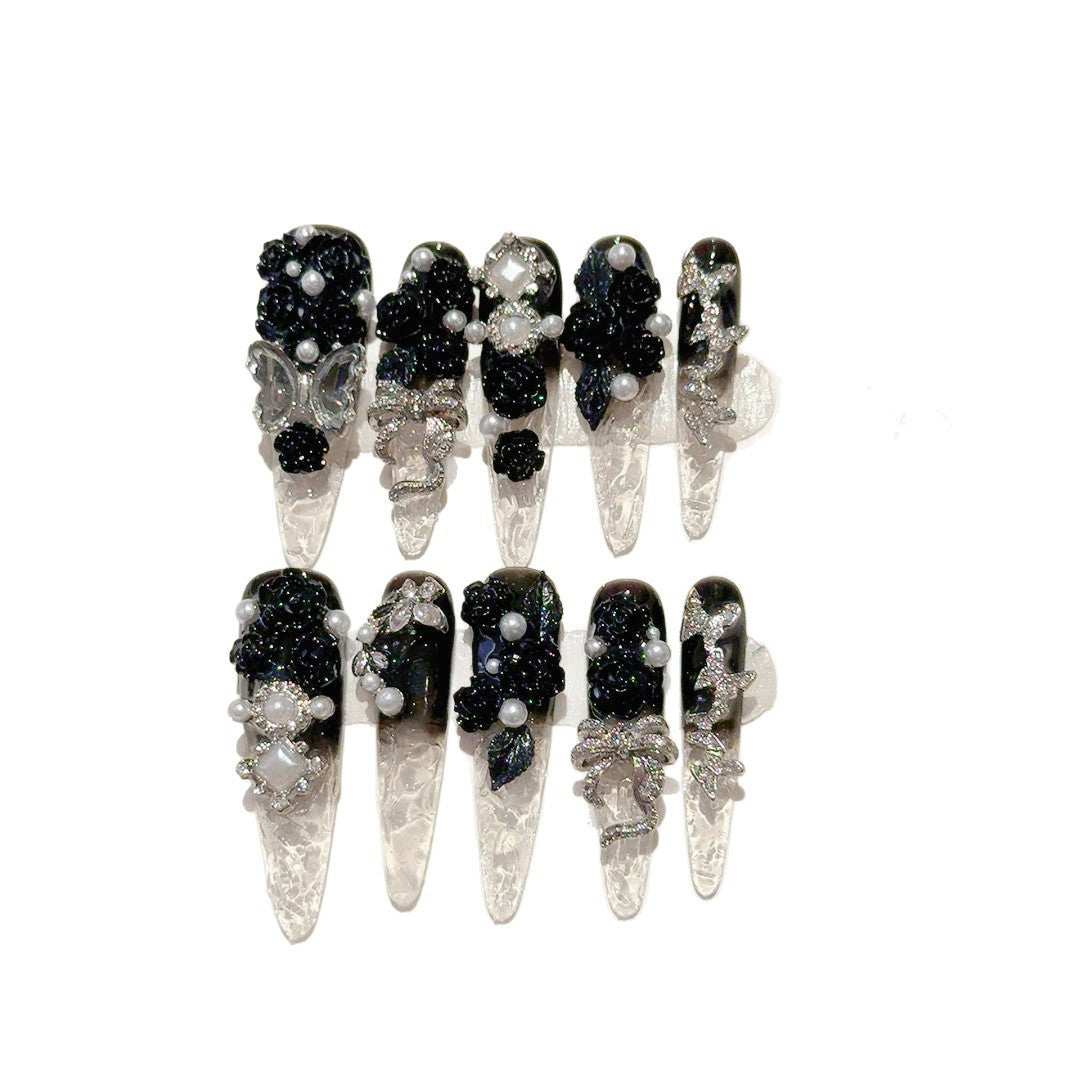Dekoratives Acryl-Nagelset