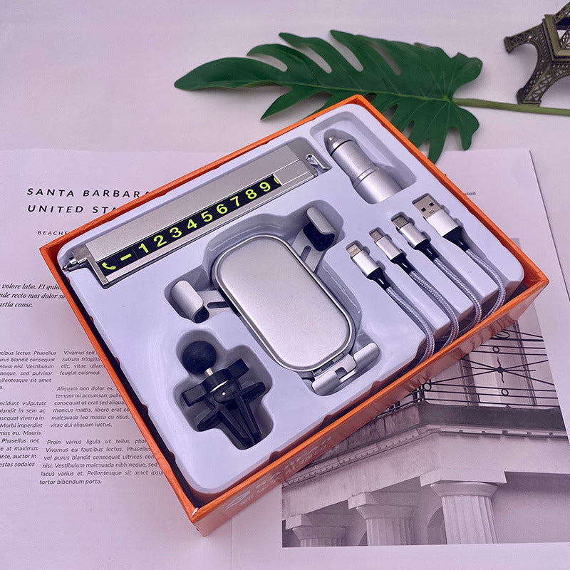 Unisex kabelloser Auto-Ladehalter mit integriertem Telefonhalter Brehn