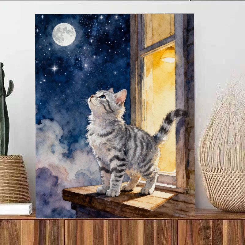 Katzen-Themen Wandkunst Brehn