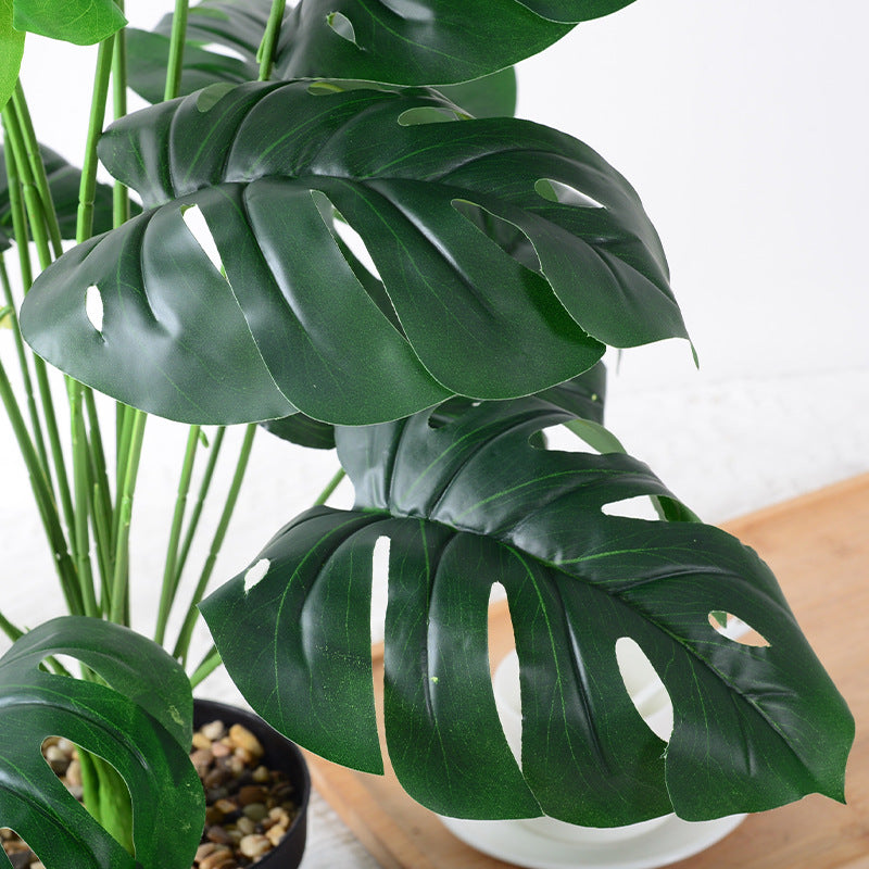Künstliche Monstera-Blattpflanze