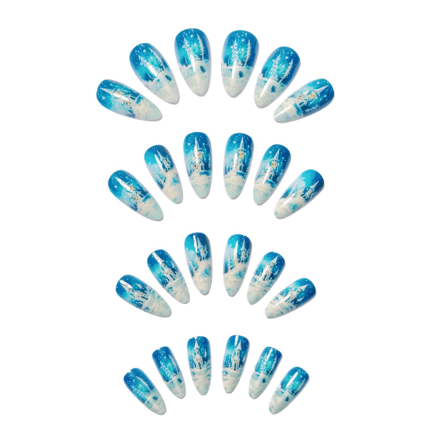Winterliches Kunstnageldesign Brehn