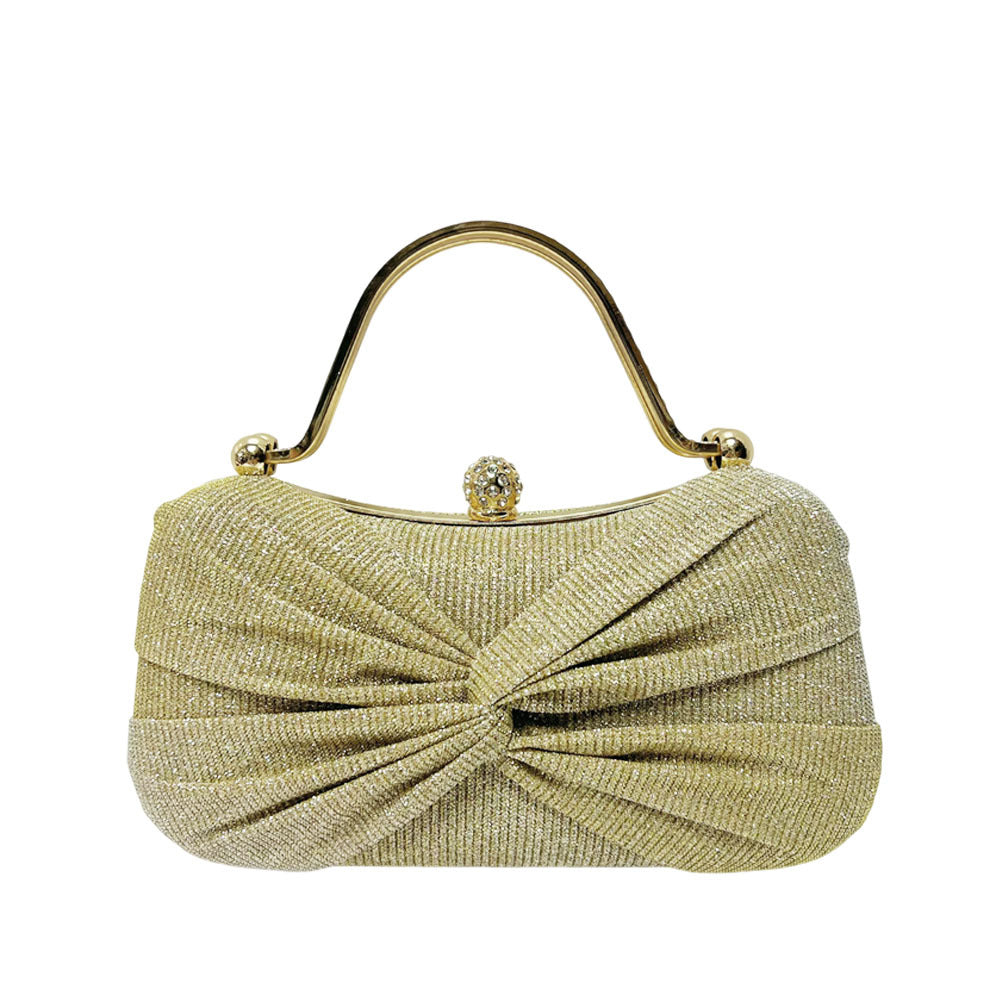 Glamouröse gedrehte Abendhandtasche