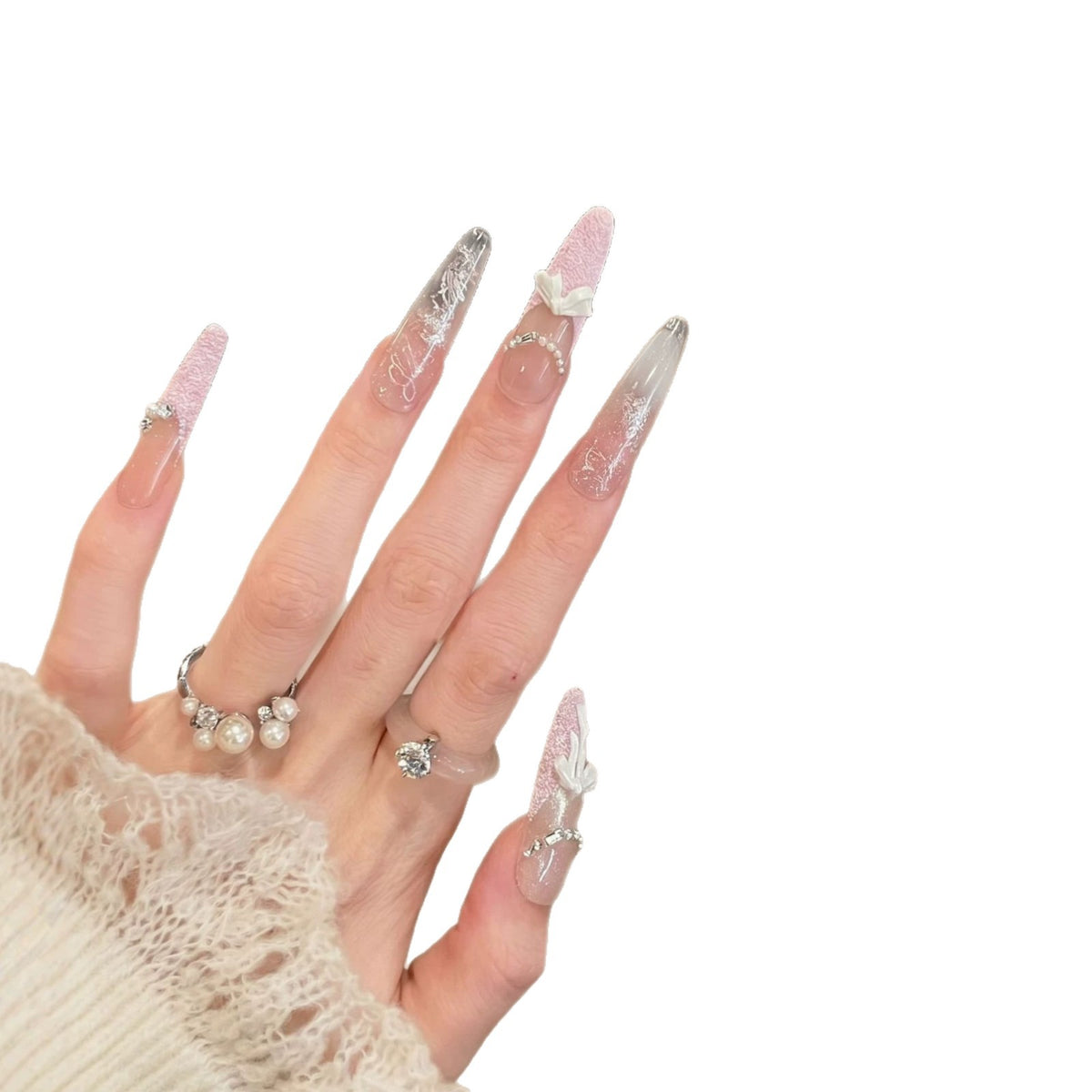 Elegante Stiletto-Nagelkunstverlängerungen Brehn