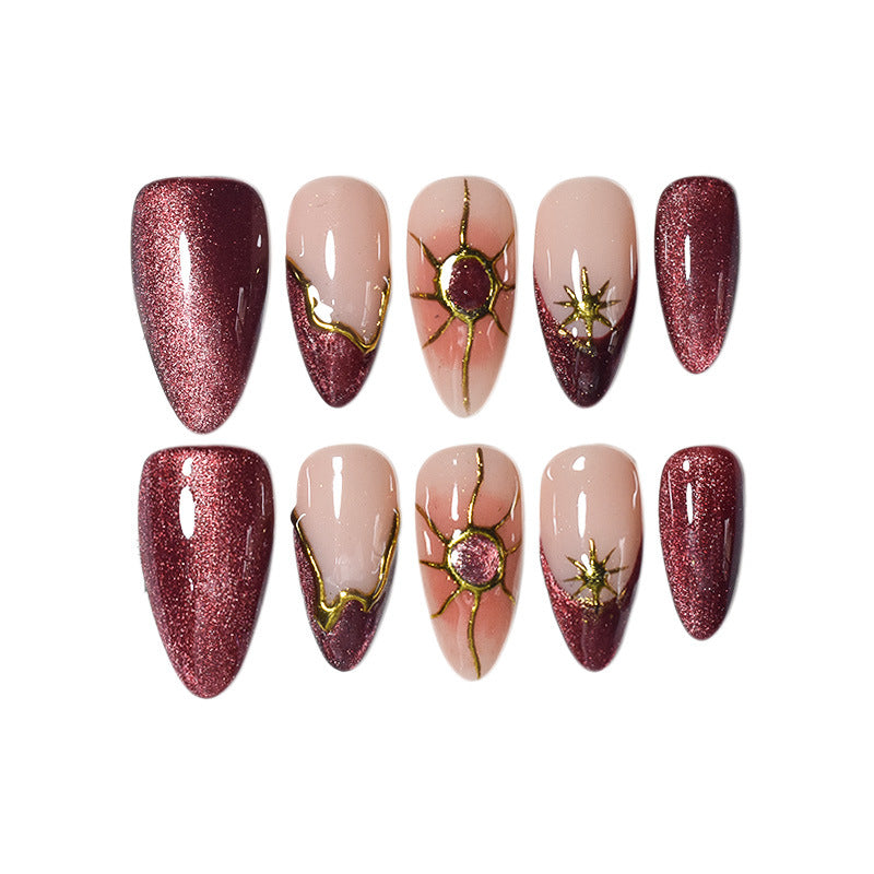 Elegante Spitz-Nagelkunst-Erweiterungen Brehn