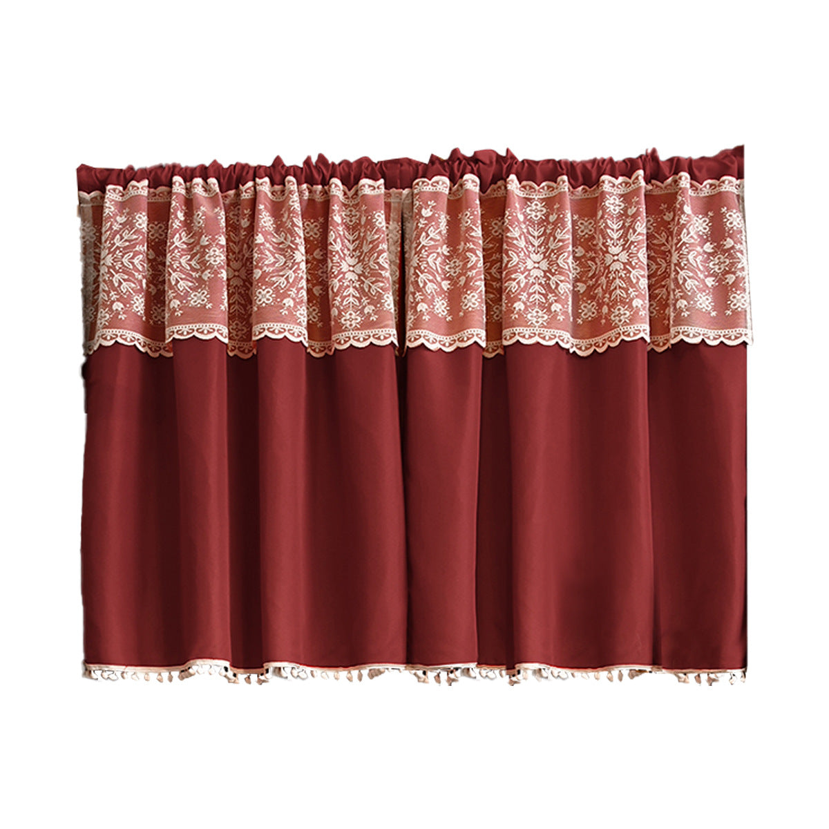 Dekorative Fenstervorhang