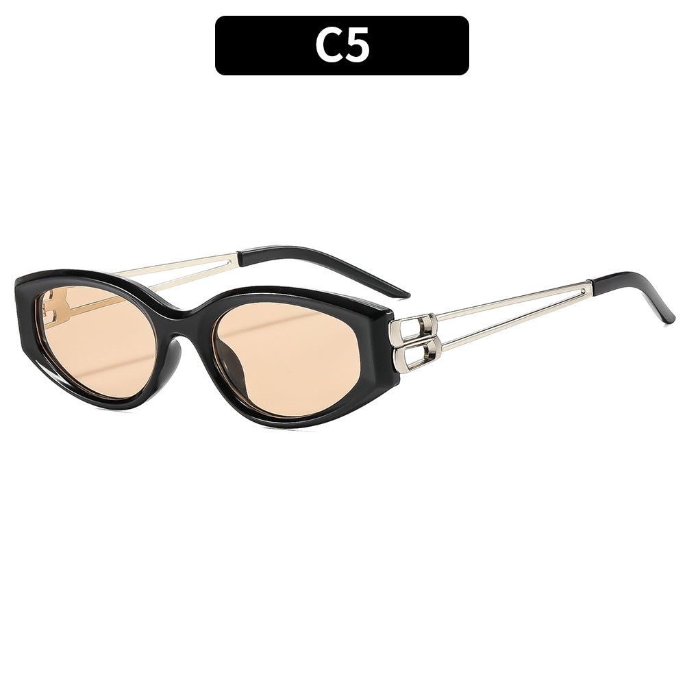 Stylische Retro Schmetterlingssonnenbrille
