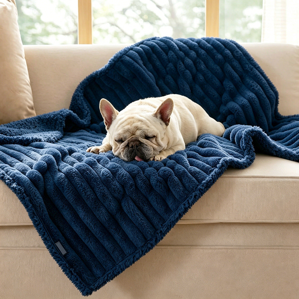 Gemütliche Plüsch Hundedecke