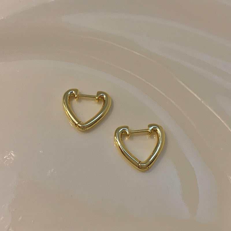 Herzförmige Ohrringe Aus Edelstahl Brehn