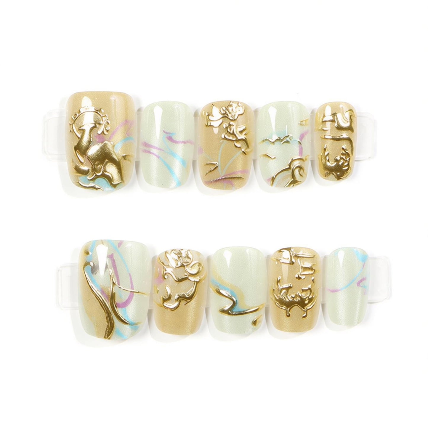 Luxus Press-On Nagelset Brehn