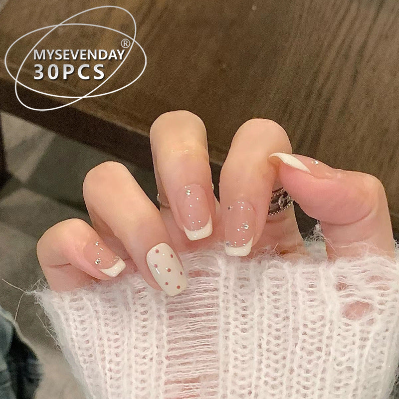 Luxus Press-On Nagelset mit Strassakzenten Brehn
