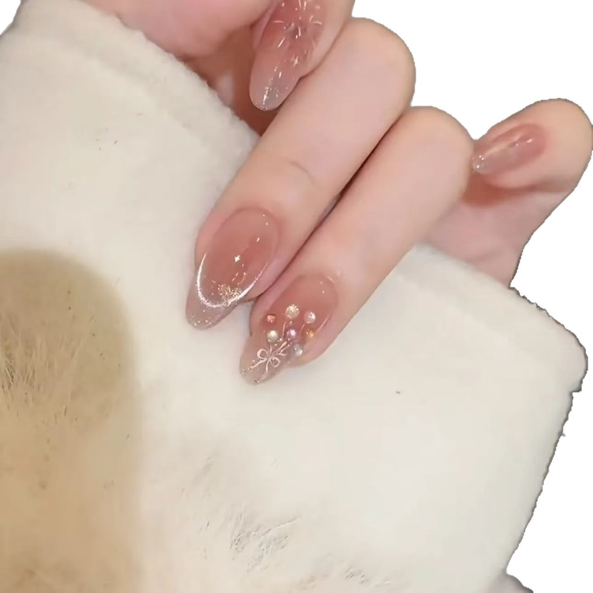 Premium dekorative Nagelkunst Extensions
