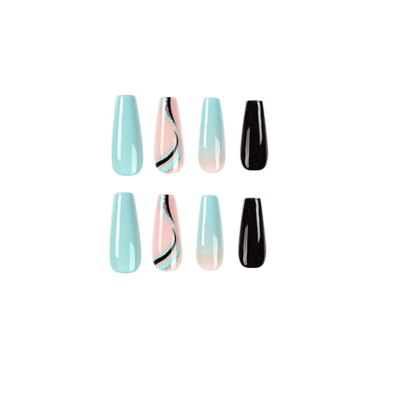 Kunstvolle Gel-Nagelverlängerungen im modernen Design Brehn