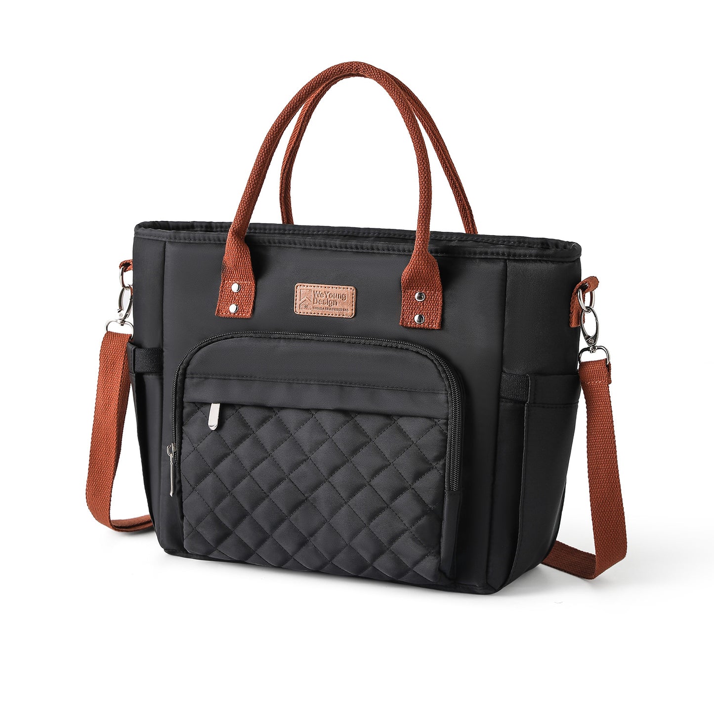 Damen Kühltasche mit mehreren Fächern und verstellbarem Schultergurt Brehn