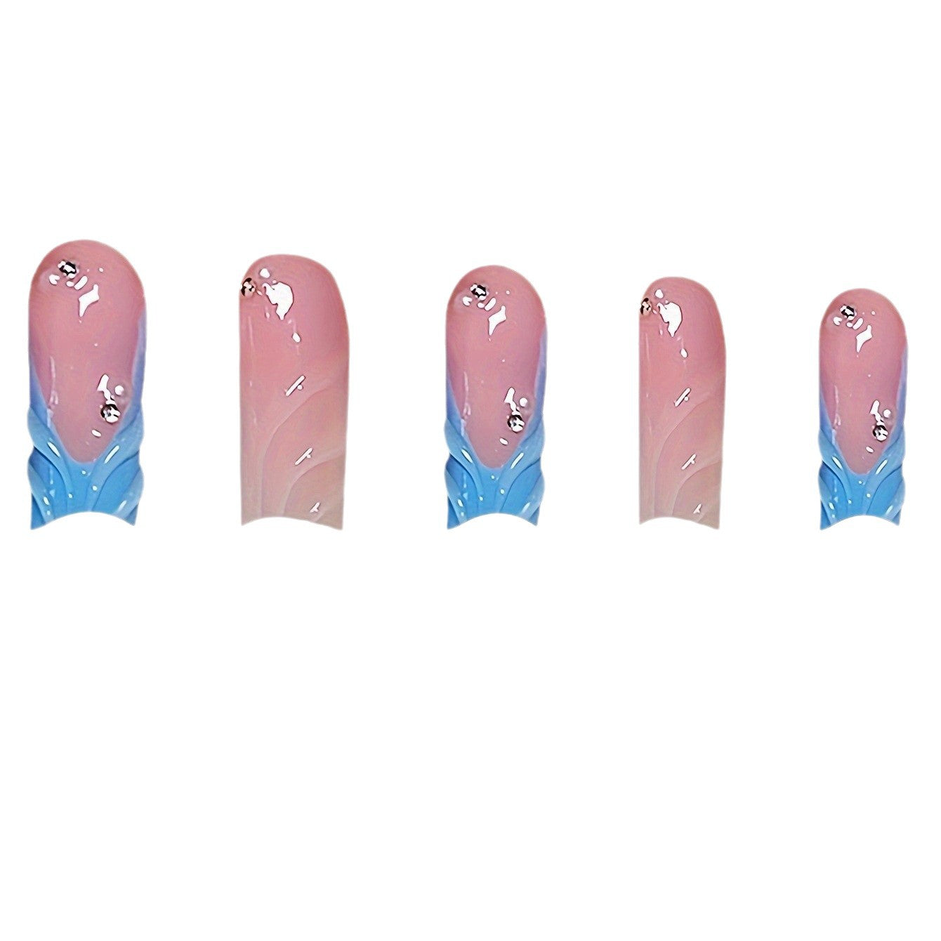 Künstlerische Gel-Nagelerweiterungen Brehn