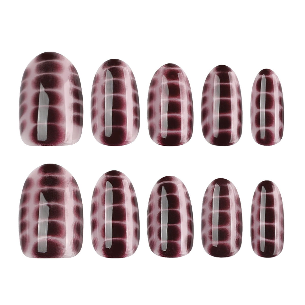 Kunstvolle Nagelkunst mit Schlangenmotiv Brehn