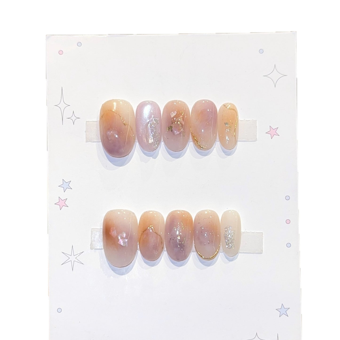 Künstliche Nagelspitzen mit Elegantem Design Brehn