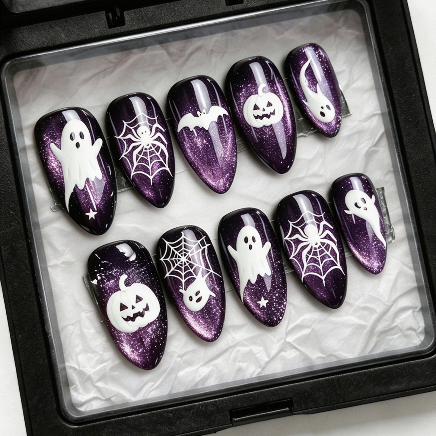 Halloween-Themen Dekorative Press-On-Nägel Brehn