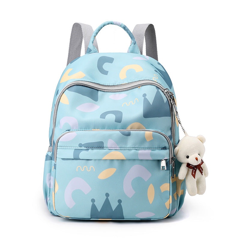 Rucksack mit Botanischem Druck und Multifunktionalen Fächern Brehn