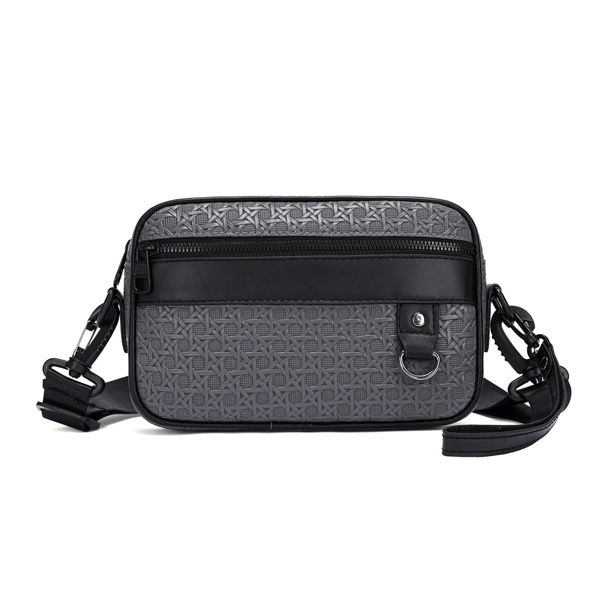 Texturierte Utility Crossbody-Tasche