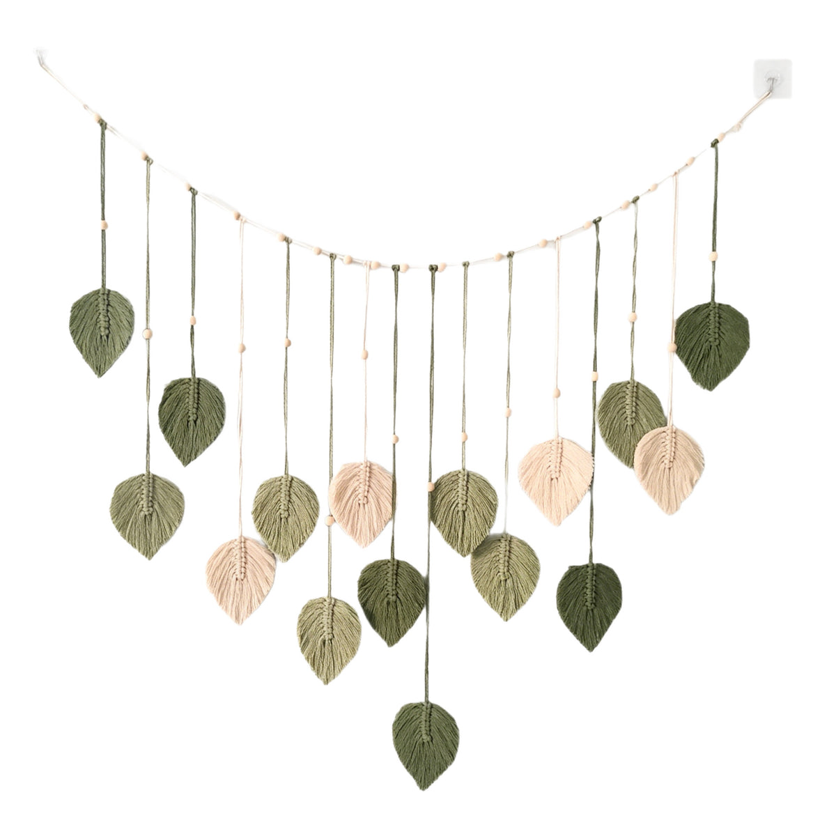 Makramee Blatt Wandbehang