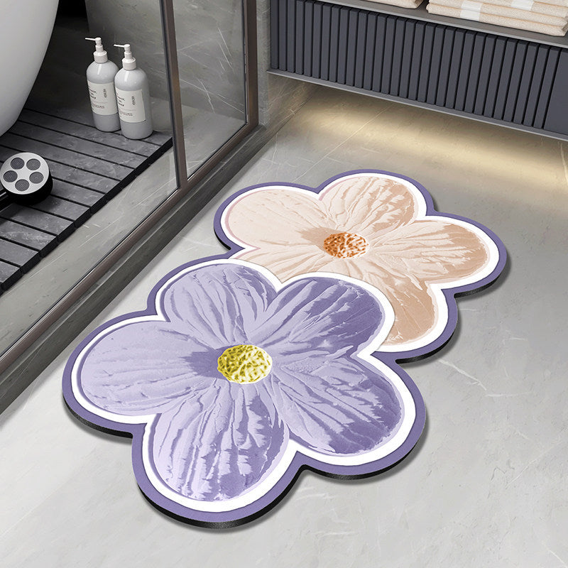 Blumenförmige Badematte Brehn