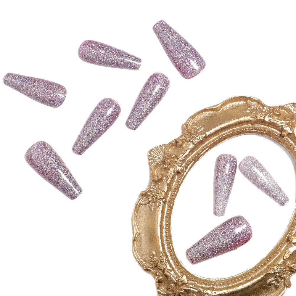 Glamouröse Glitzernd Press-On Nagelspitzen Brehn