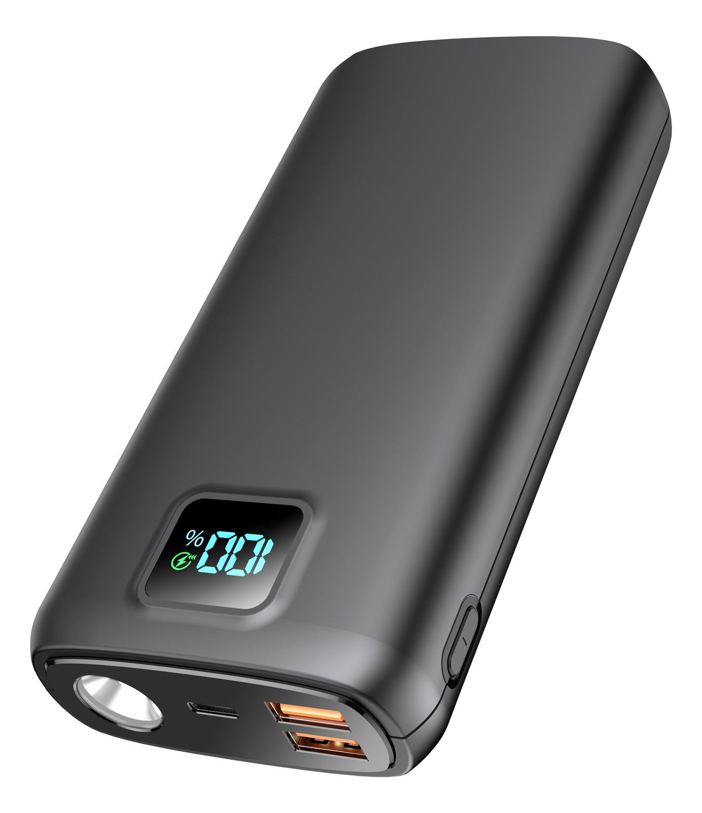 Hochleistungs-Powerbank mit LED-Display und Schnellladefunktion Brehn