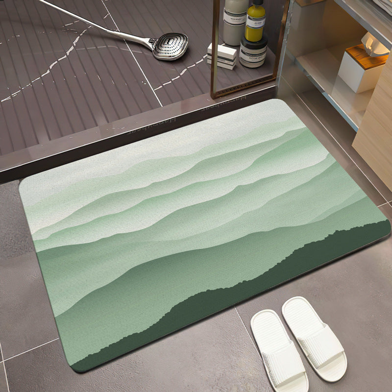 Szenische Berglandschaft Badmatte Brehn