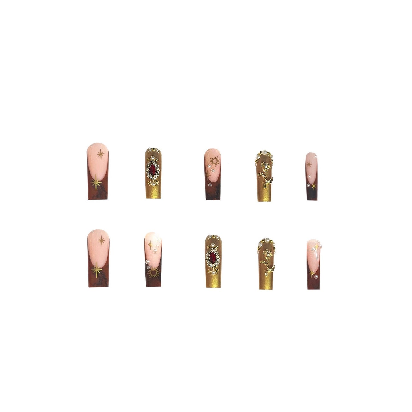 Glamouröse 3D Nagelkunst Tipps Brehn