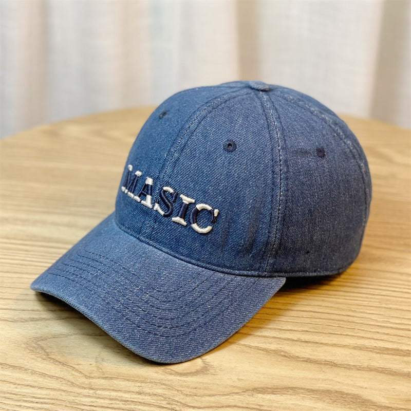 Damen bestickte Denim Baseballmütze Brehn