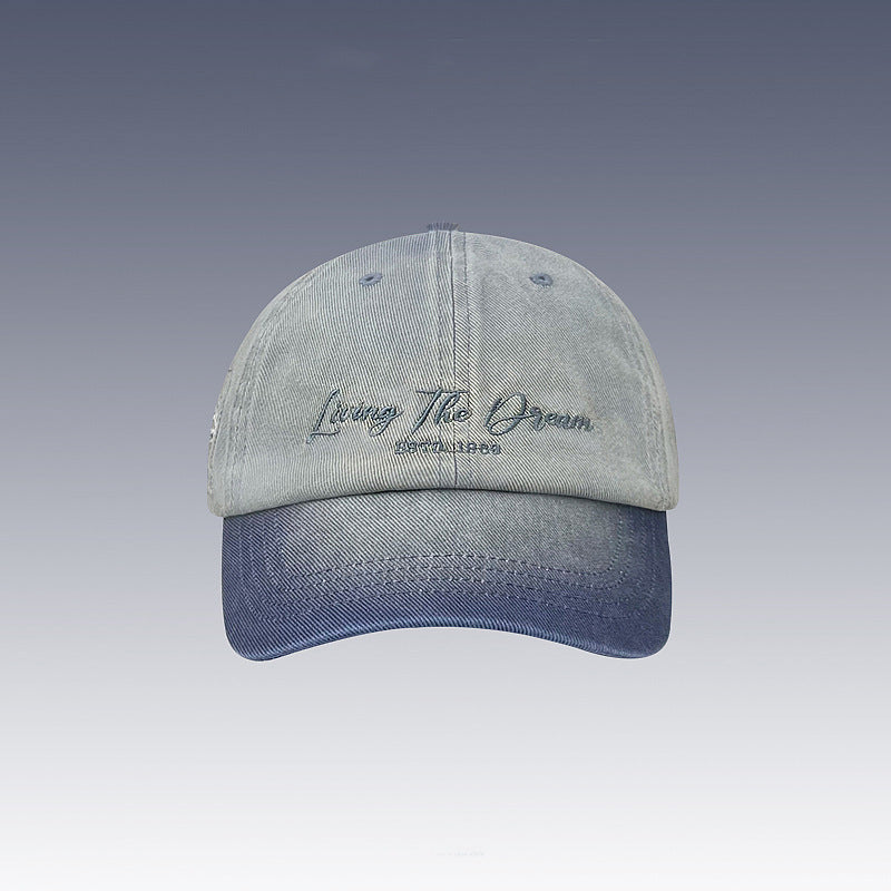 Vintage-inspirierte gewaschenen Denim-Kappe