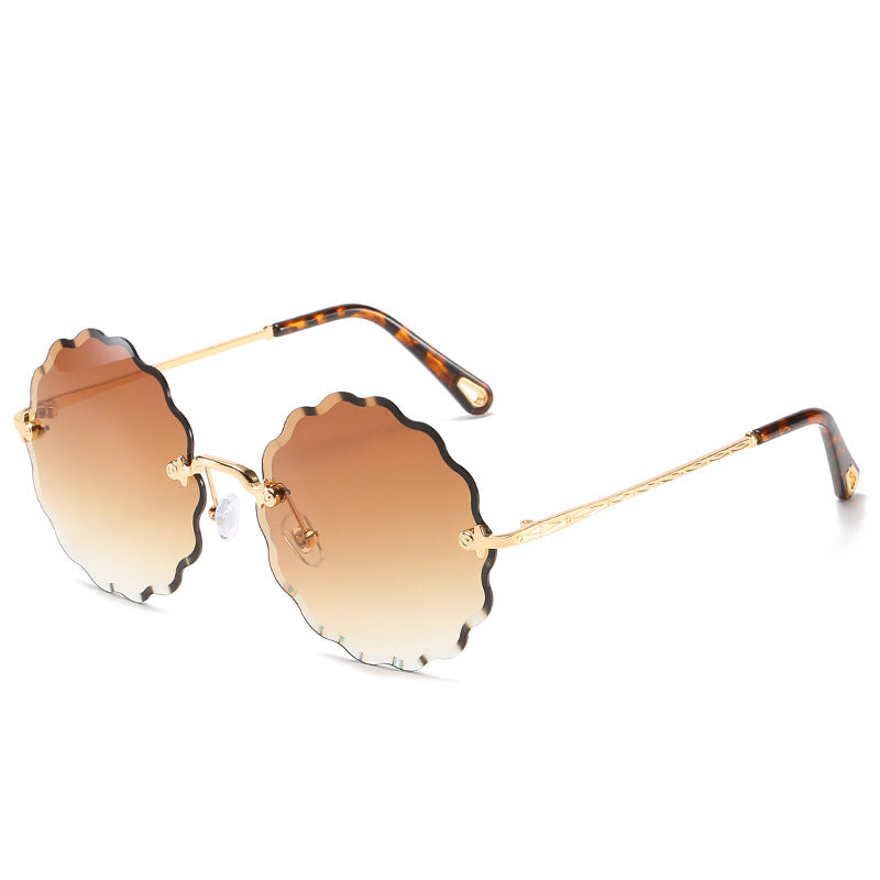 Florale-Form Rahmen Sonnenbrille Brehn