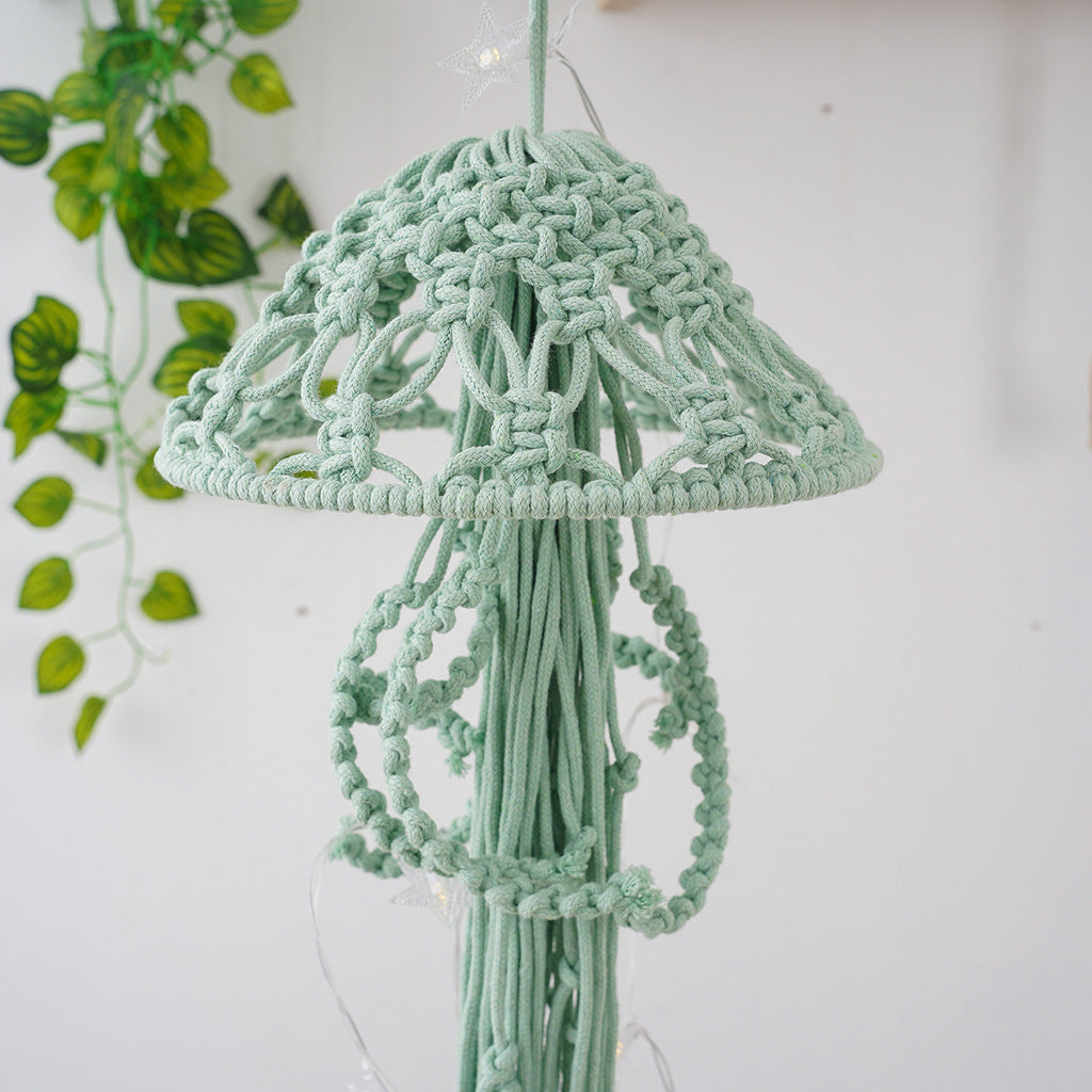 Dekorative Macramé Quallen Wandkunst Brehn