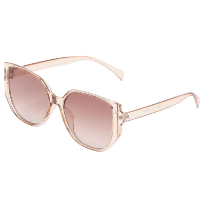 Damen modische oversized Sonnenbrille mit animalischem Muster Brehn