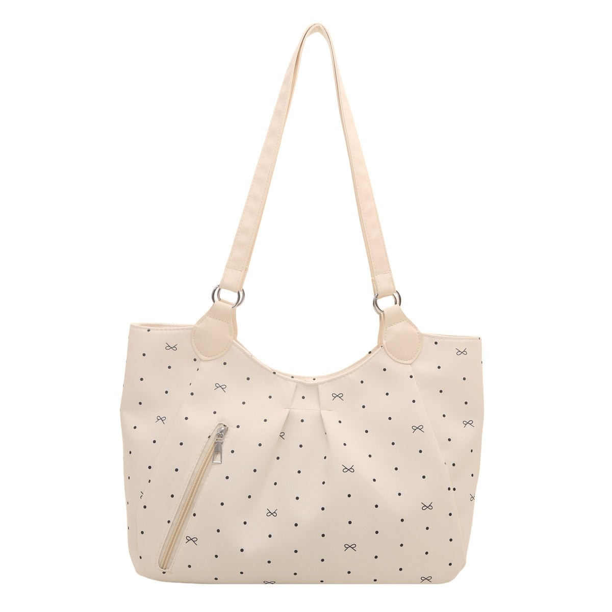 Stilvolle Polka Dot Schulter Tragetasche