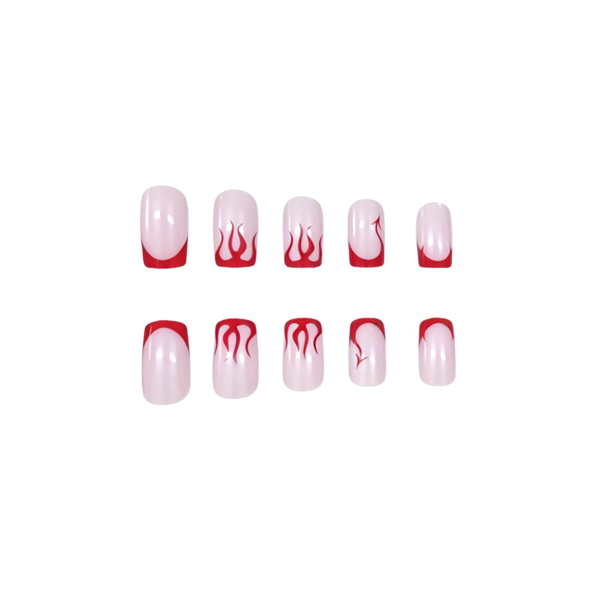 Trendy Flame Nail Art Verbesserungen Brehn