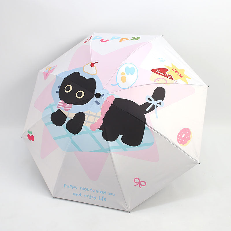 Damen farbenfroher Design-Regenschirm Brehn