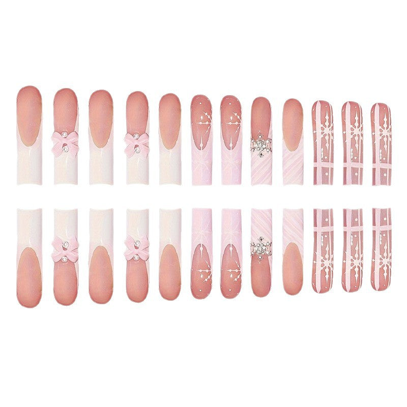 Glamouröses Holiday Press-On Nail Set Brehn
