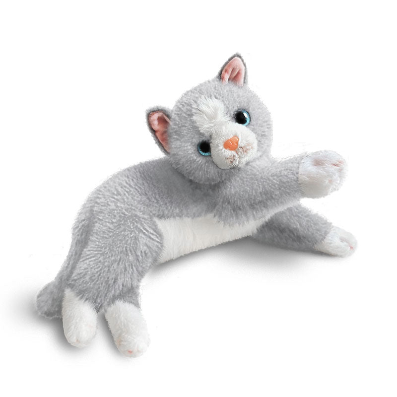 Realistische Stretch-Profil Orange Tabby Plüsch Lounger Brehn