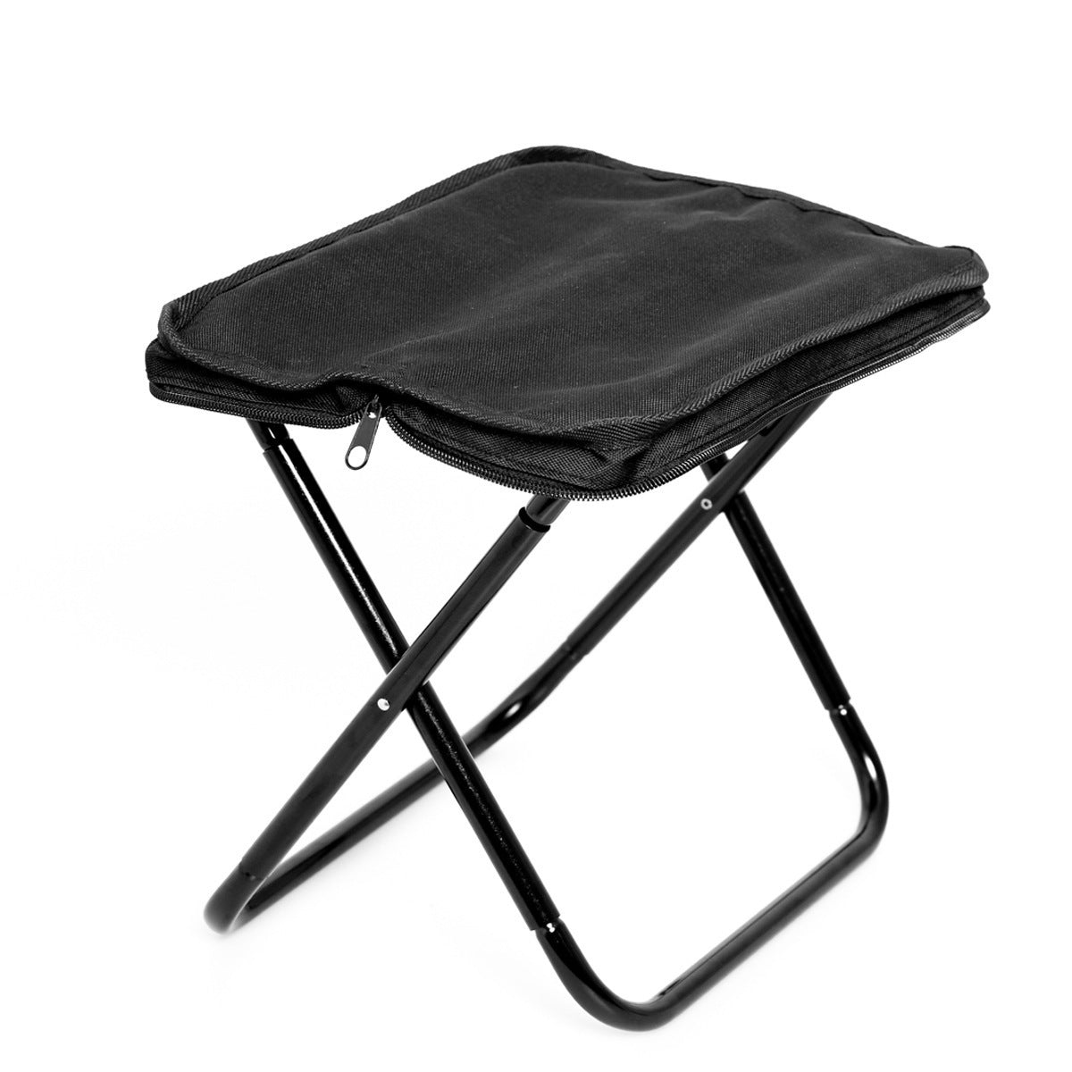 Faltbarer Hocker mit gepolsterter Sitzfläche Brehn