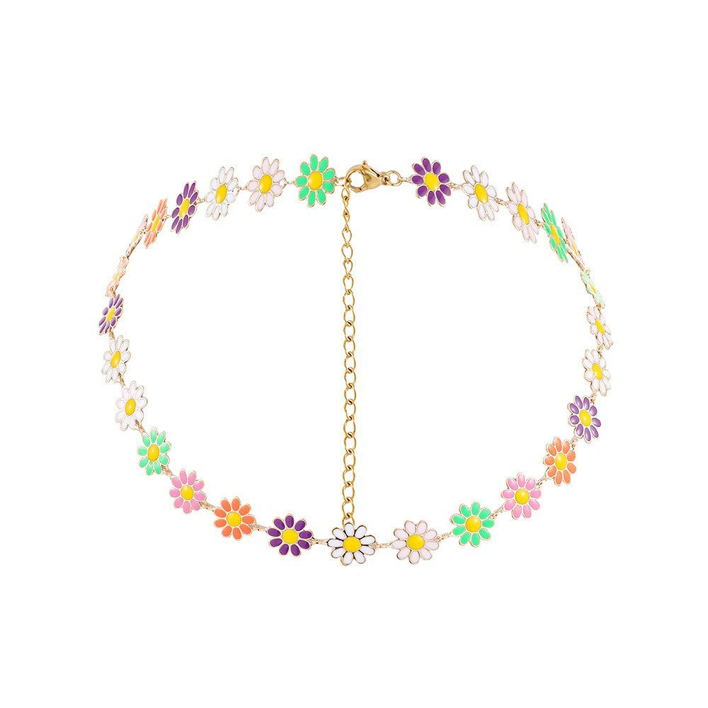 Florale Statement Kettenhalskette Brehn
