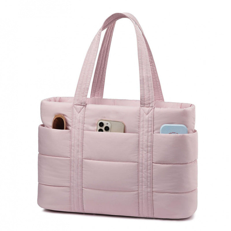Gepolsterte Alltags-Handtasche mit Praktischen Außentaschen Brehn
