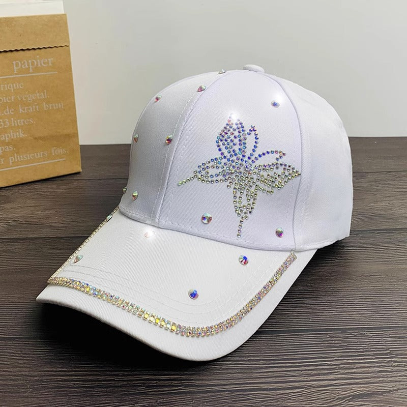 Damen Baseballkappe mit Strassverzierung Brehn